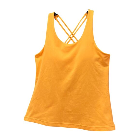 Xersion- EverUltra - Women's Lite Fitted Strappy Sleeveless Tank Top- Orange- XS - Picture 14 of 14